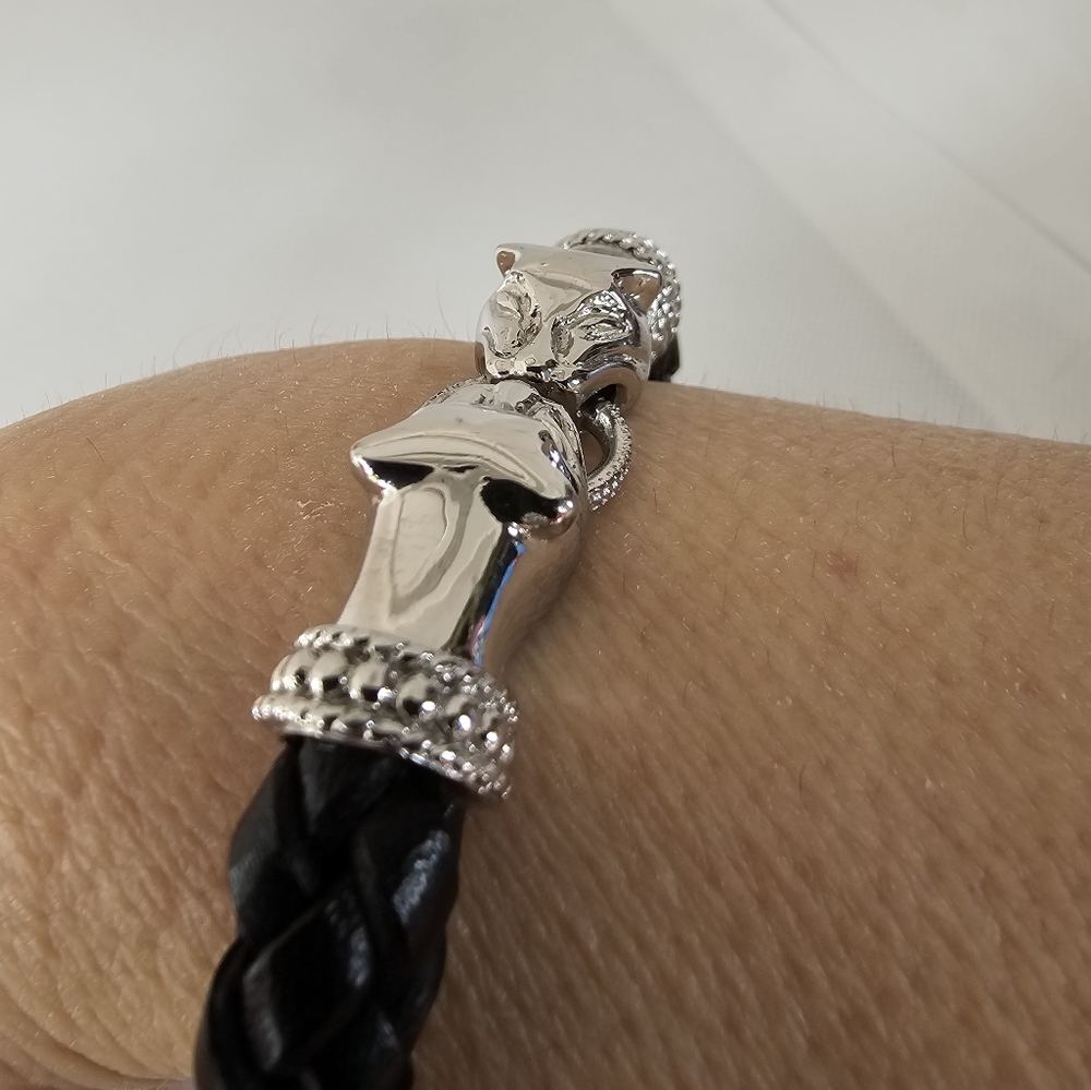 Genuine Leather Milor Panther Bracelet! - Picture 5 of 5
